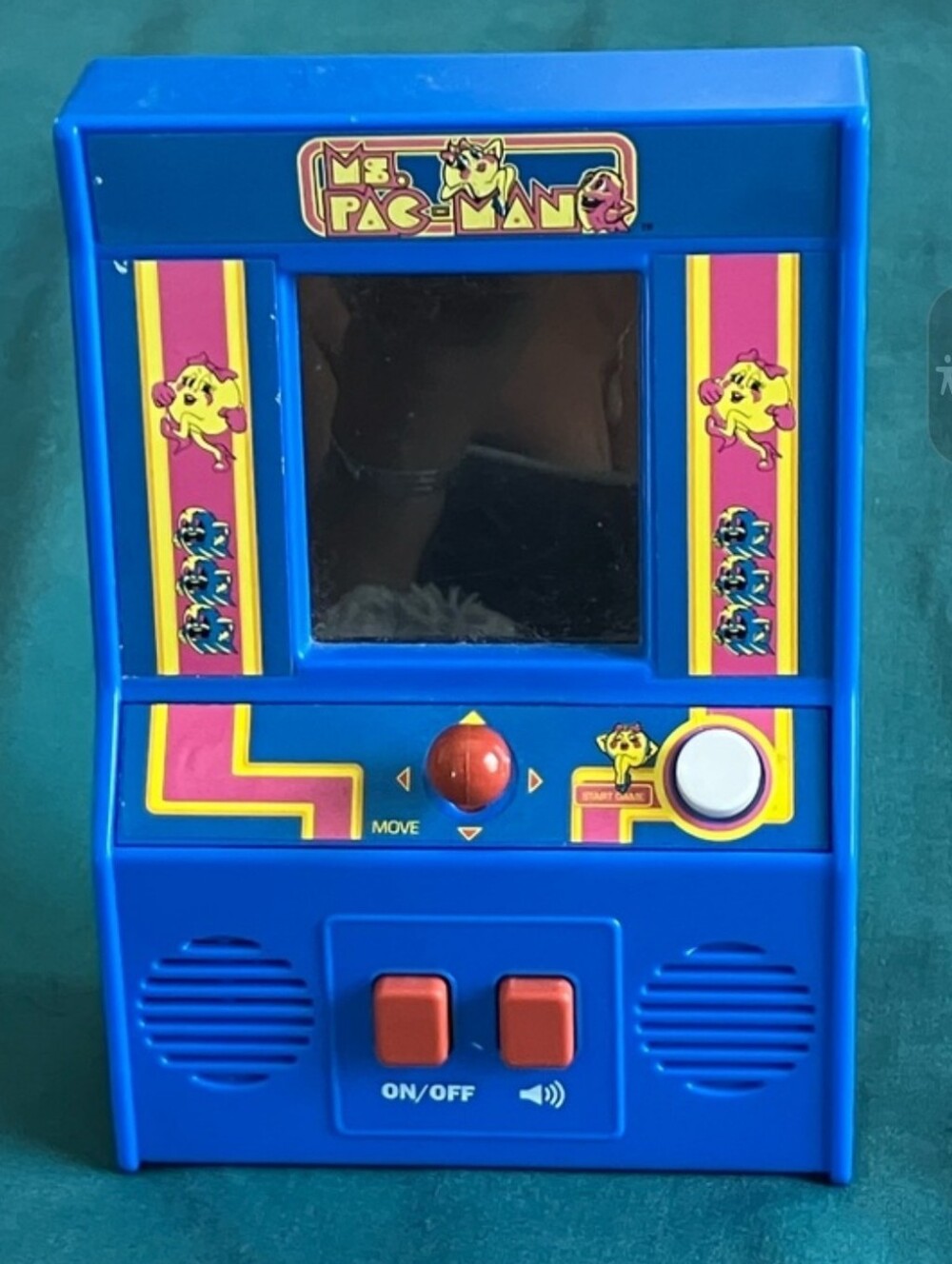 Basic Fun Arcade Classics Ms. Pac-Man Retro Mini Arcade Game Works Tested - Picture 4 of 7